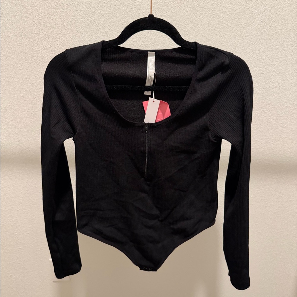 Black Long Sleeve Bodysuit
